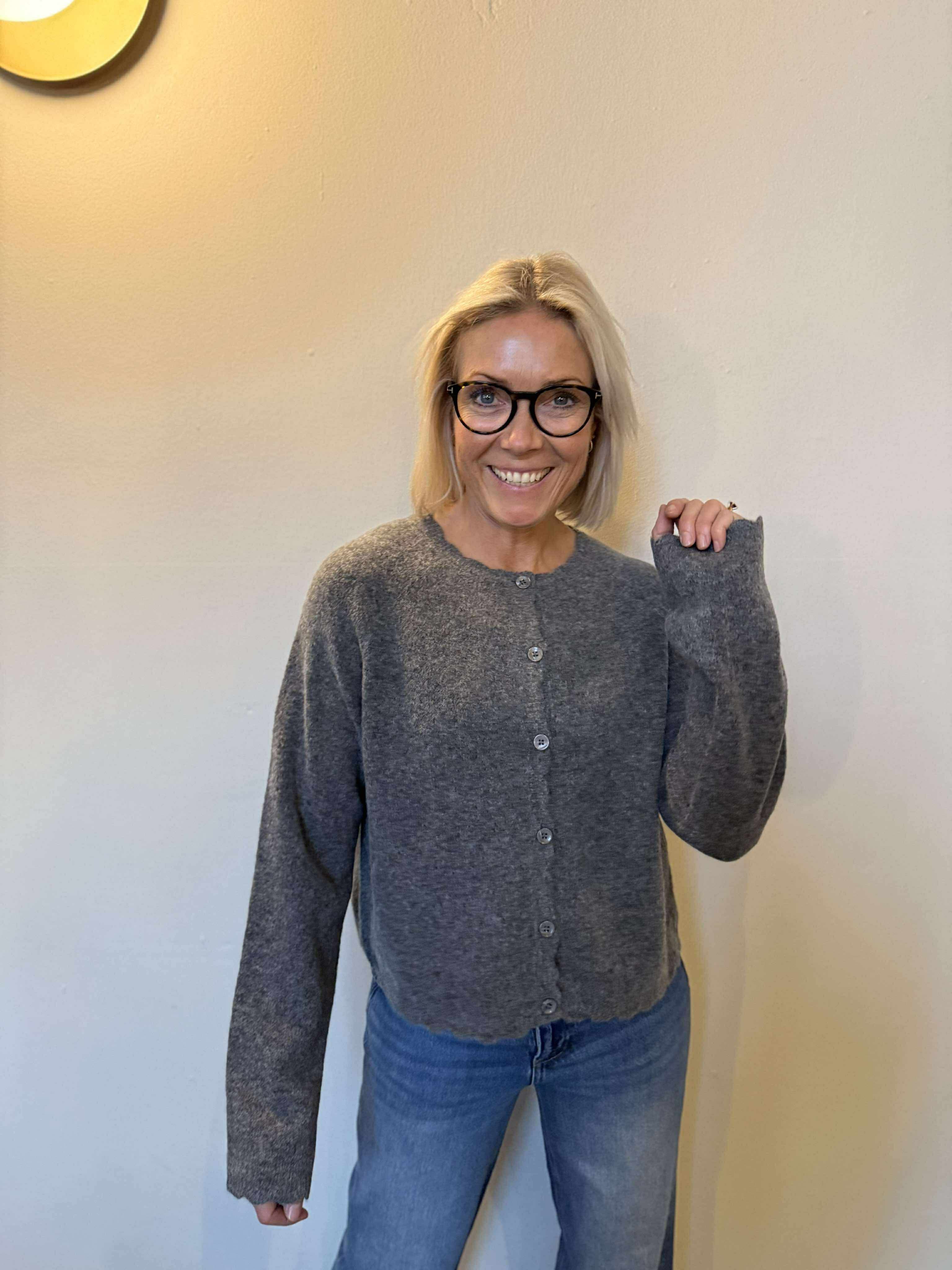 PCRATH Pullover - Medium Grey Melange